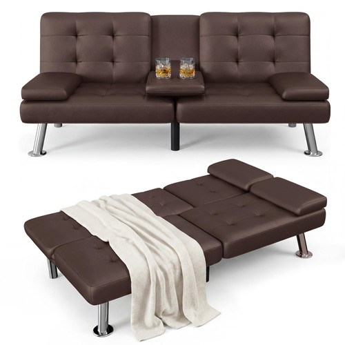 Folding futon sofa - futon,
