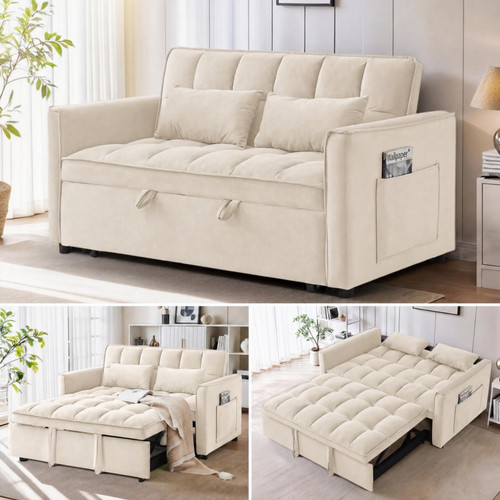 Convertible sleeper sofa - 3&1,