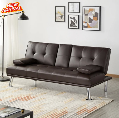 Modern tufted faux - modern, leather