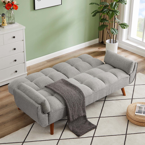 Flared arm futon - arm,