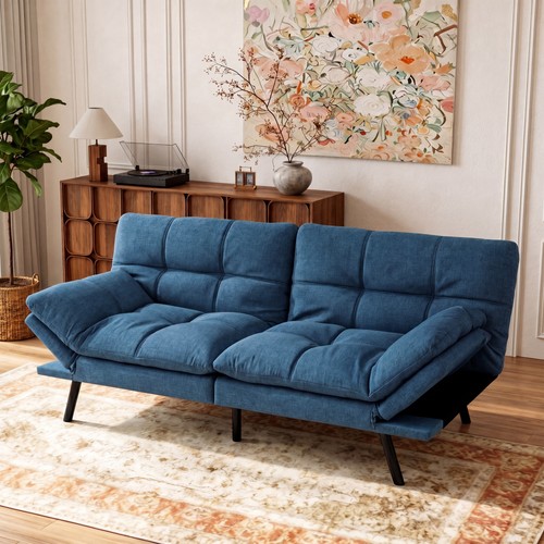 Convertible futon sofa - convertible, bed