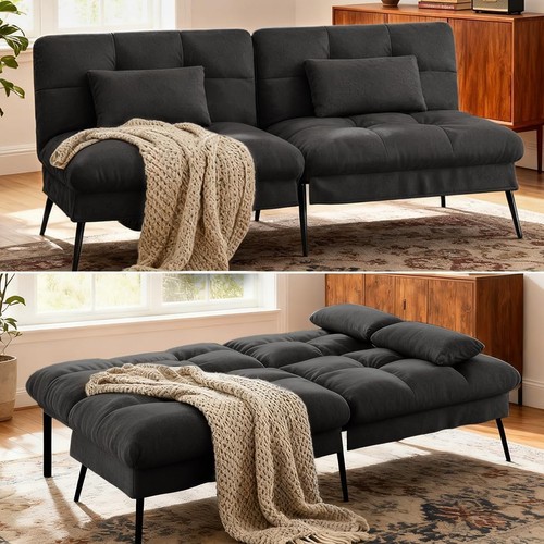 Convertible futon sofa - 72″,