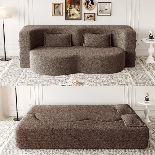 Full size foldable floor sofa - foldable,